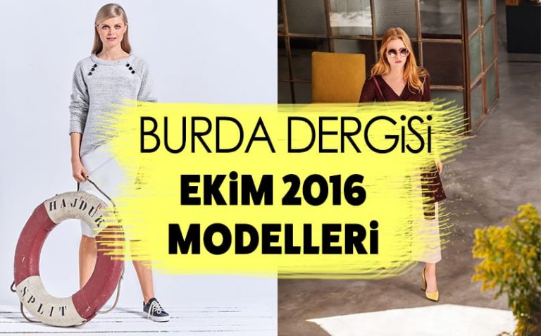 Burda Dergisi Ekim Modelleri