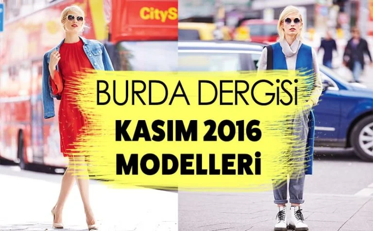 Burda Dergisi Kasım Modelleri