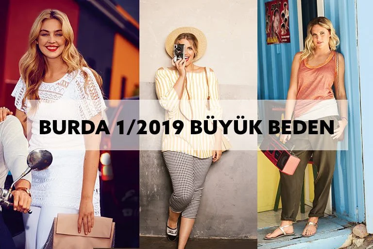 Burda Dergisi 1-2019 Büyük Beden